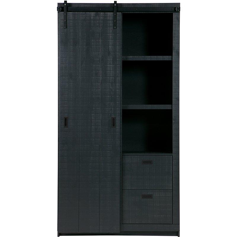 Slide Pine Rough Sawn Barn Cabinet - WOO .Design