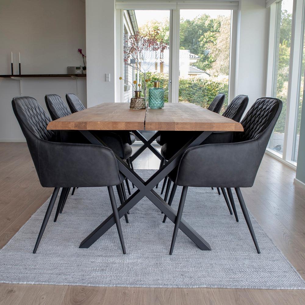 Toulon Oiled Oak Dining Table - WOO .Design