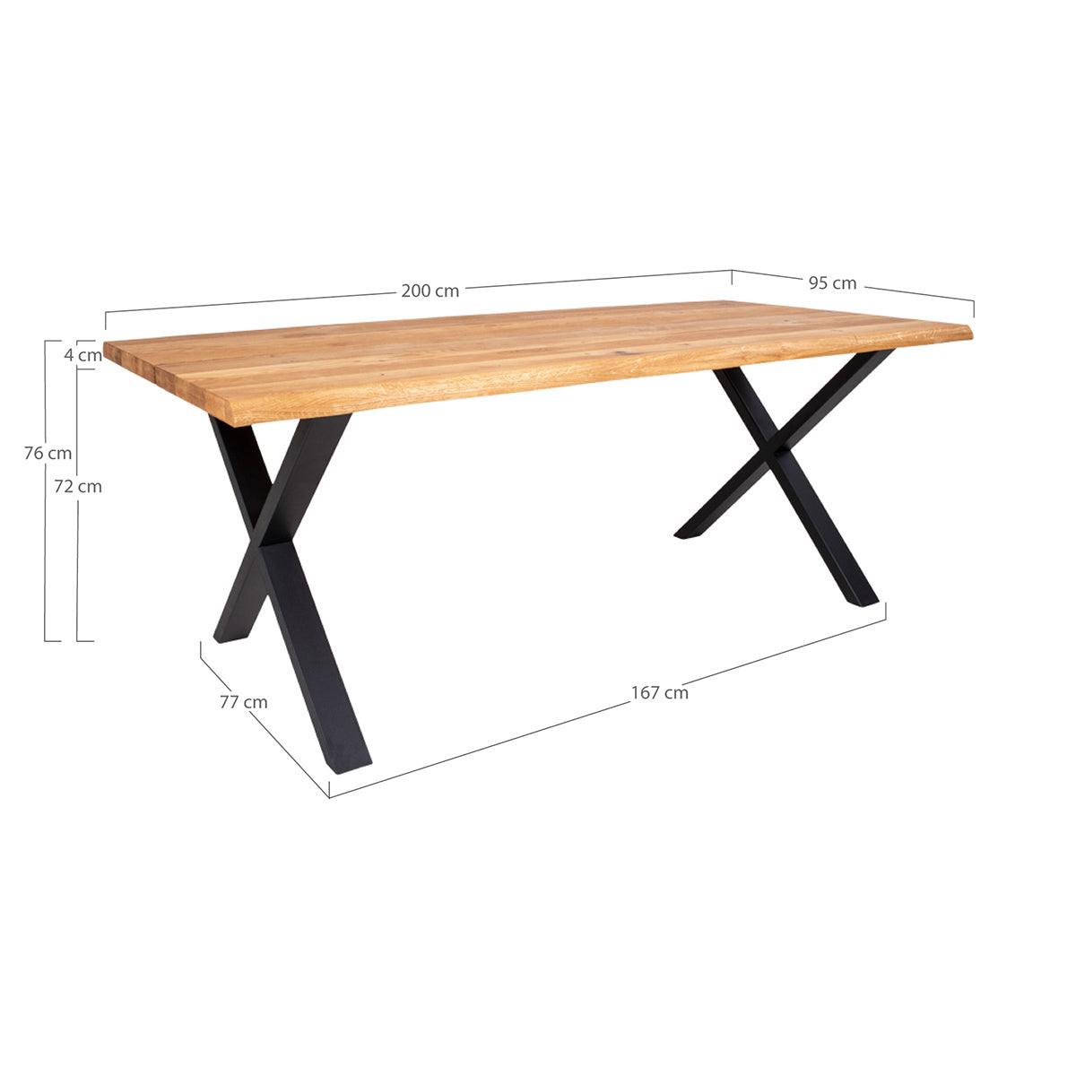 Toulon Oiled Oak Dining Table - WOO .Design