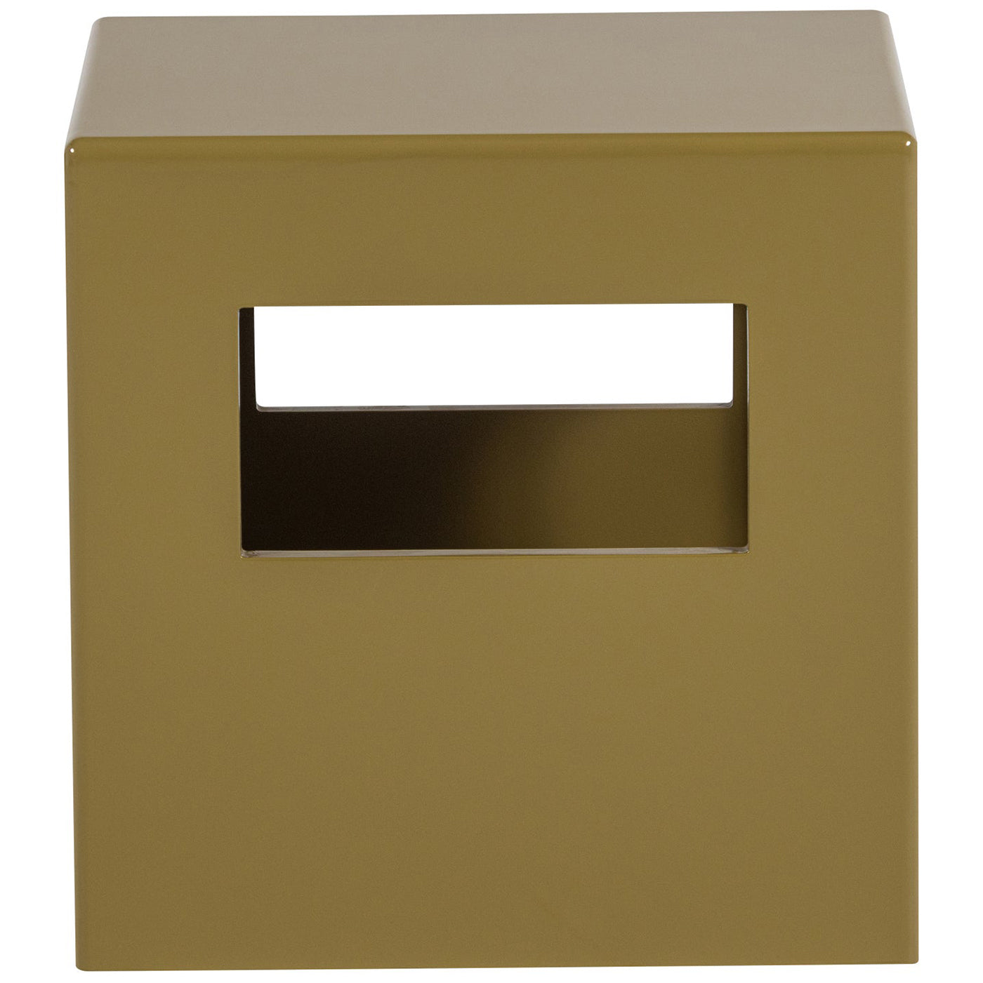 Modern Honey Yellow High Gloss Side Table