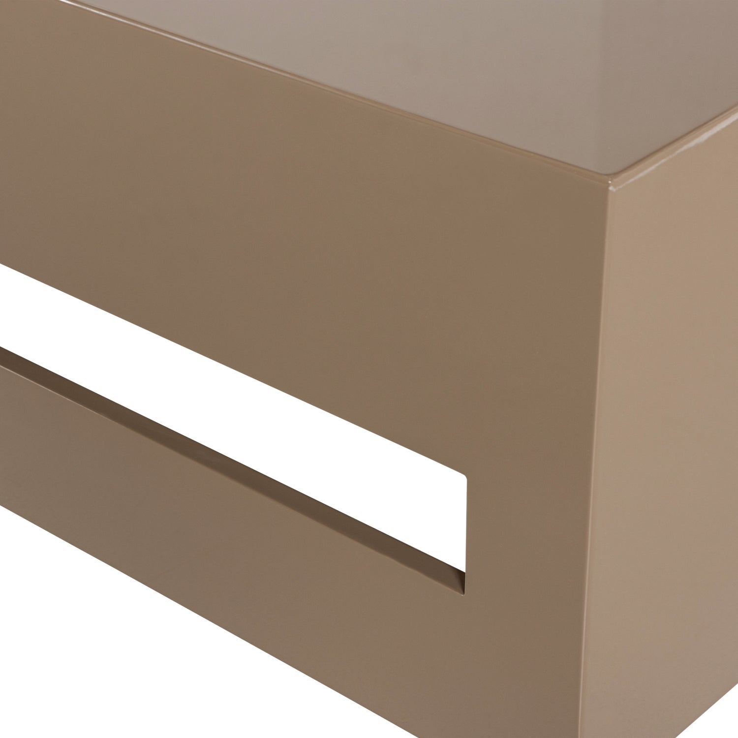 Modern Sand High Gloss Coffee Table