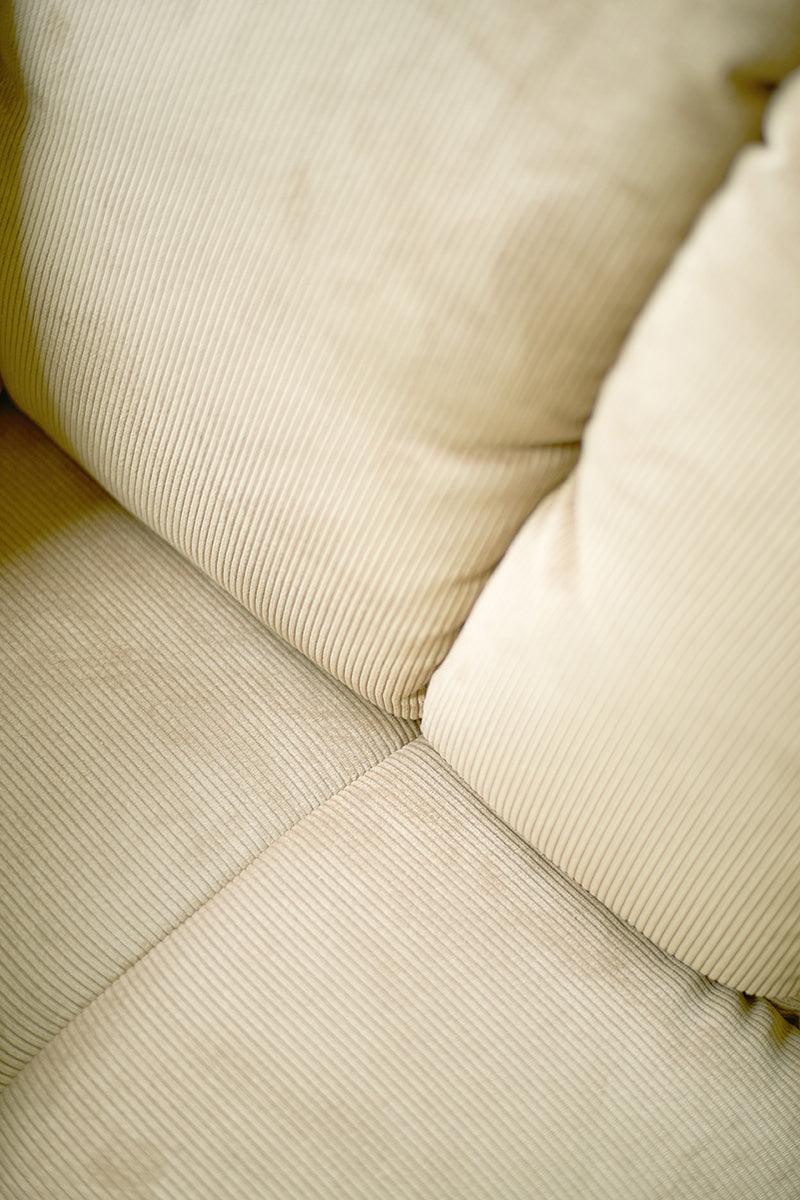 Wave Corduroy Rib Couch - Element Right Low Arm - WOO .Design