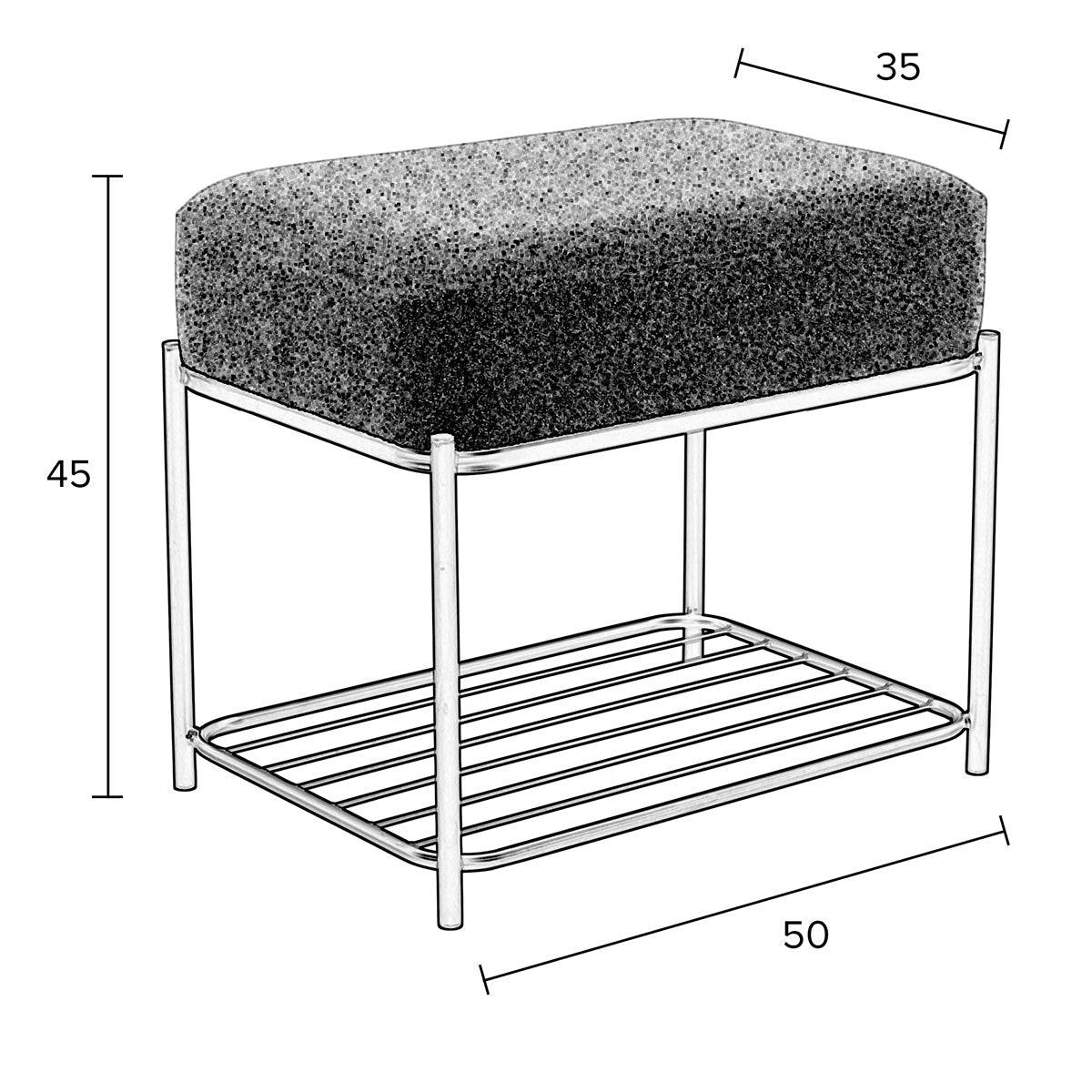 Milou Rectangular Stool