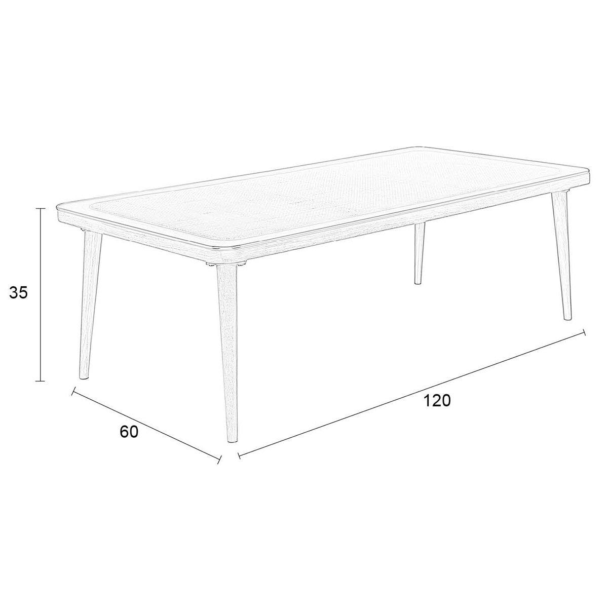 Haru Rectangular Coffee Table (Display/Discontinued Collection)