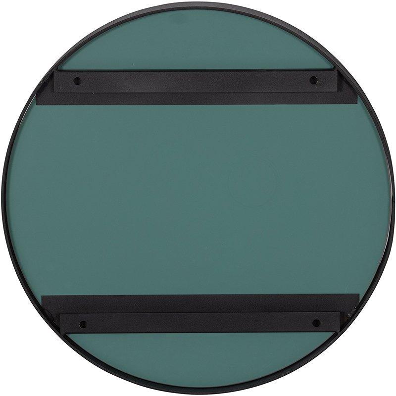 Doutzen Mini Black Metal Round Mirror