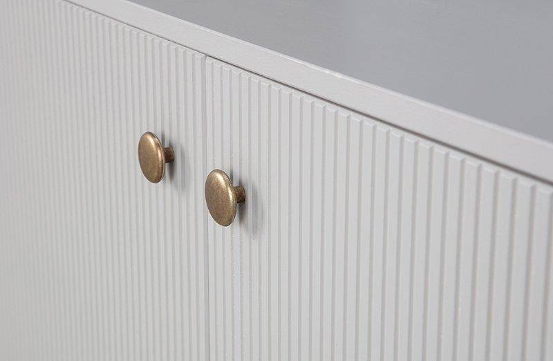 Madu Cloud Grey Pine Wood Expansion For Bookcase (Discontinued Collection)