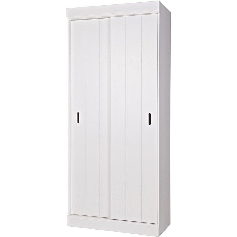 Row Sliding Doors Shelves Cabinet