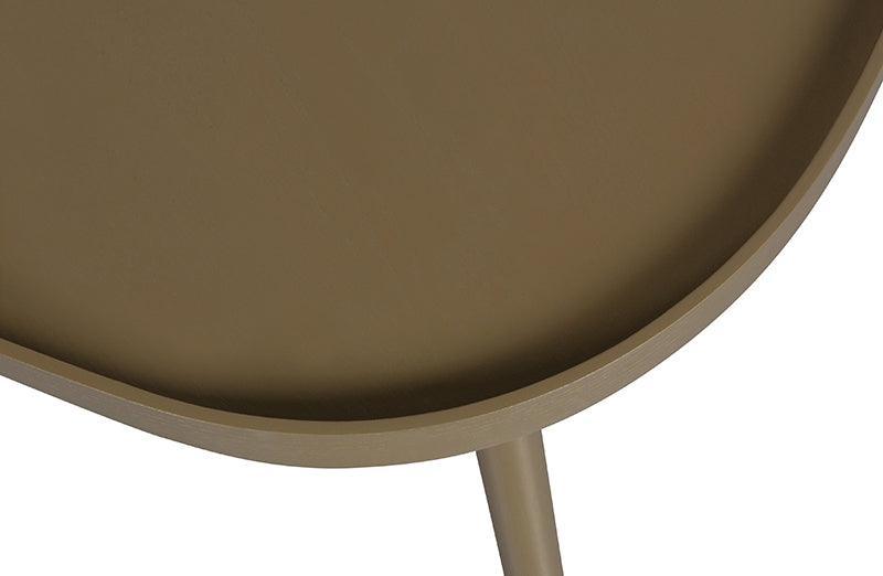 Mae Sepia Organic Pine Wood Side Table
