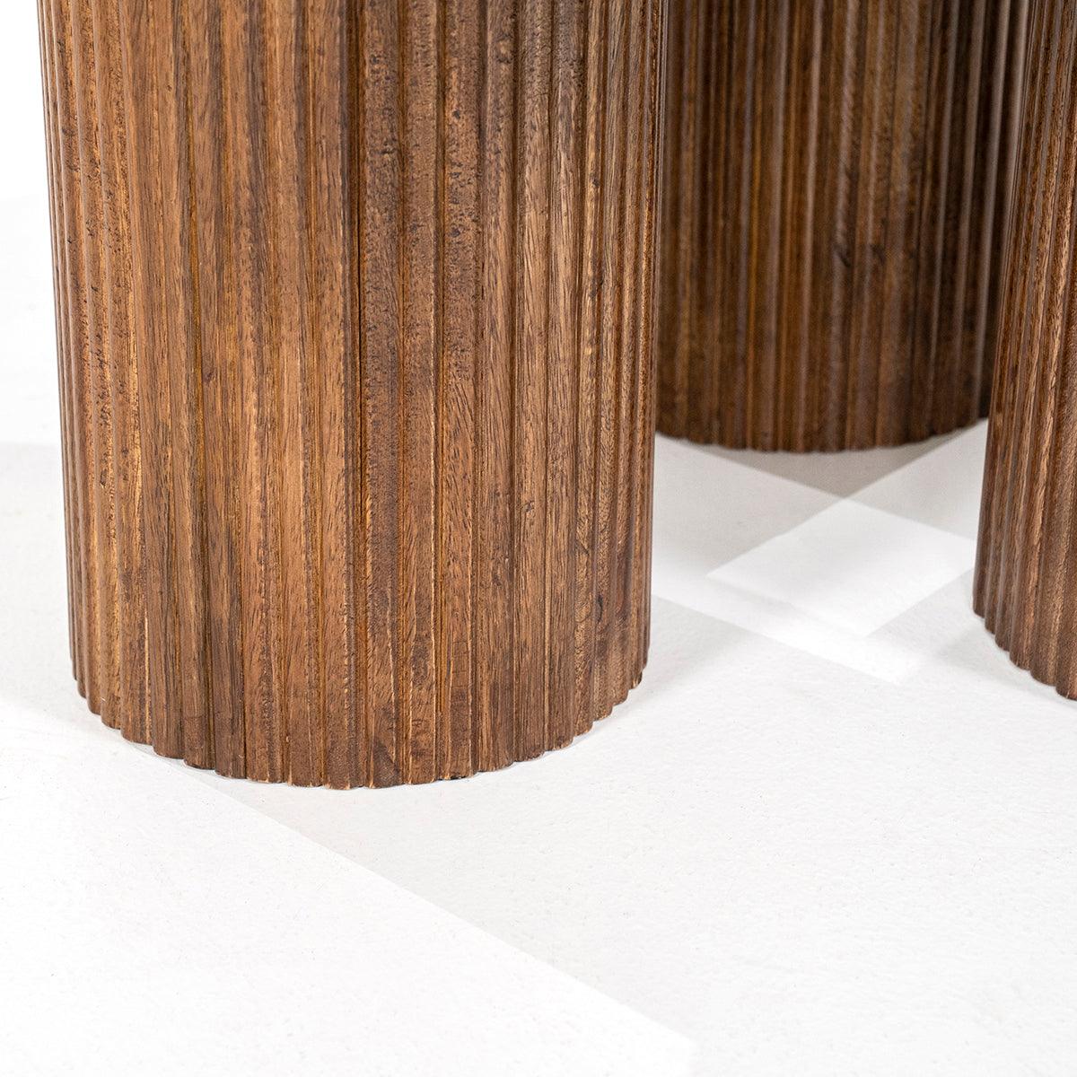 Xavi Marble/Wood Coffee Table - WOO .Design