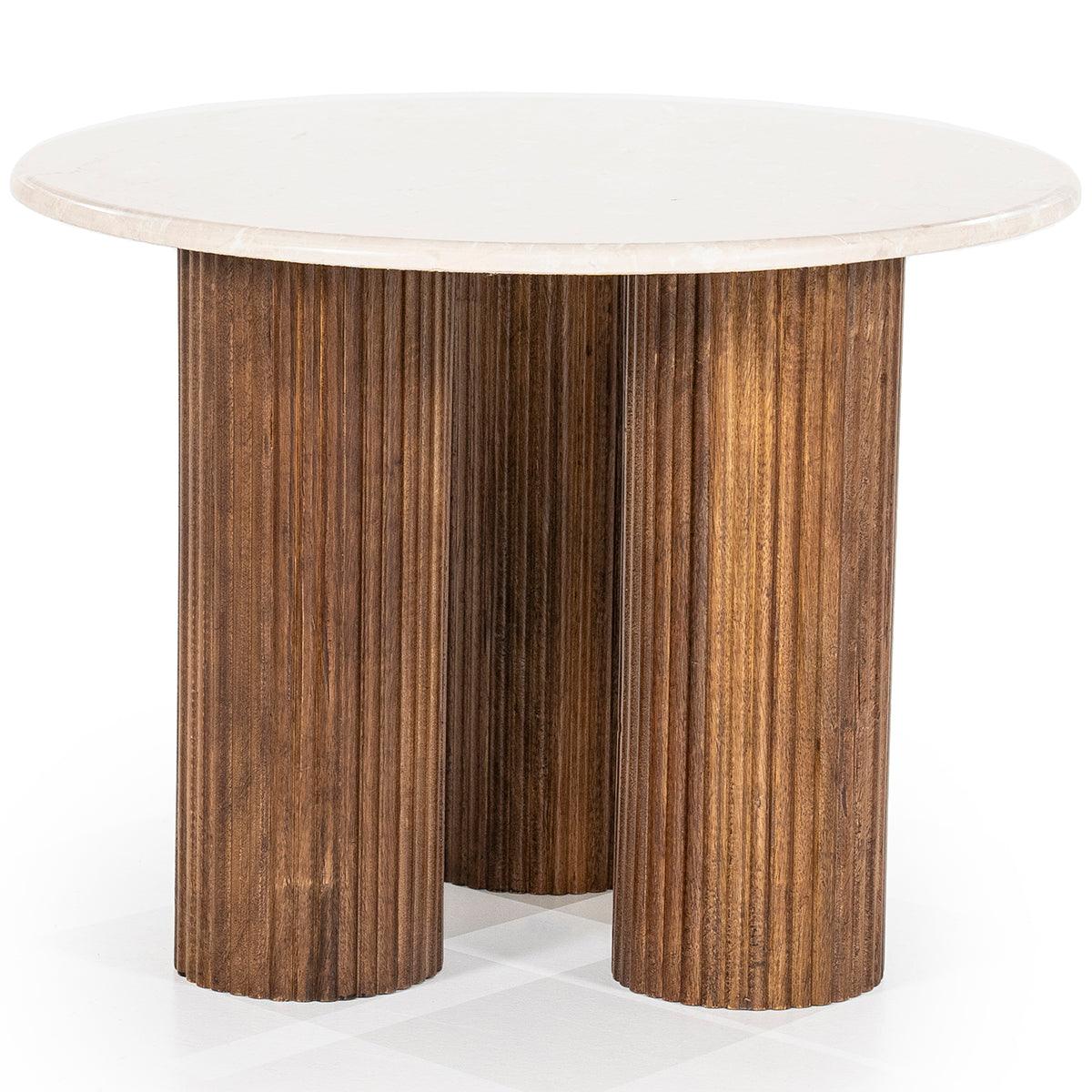 Xavi Marble/Wood Side Table - WOO .Design