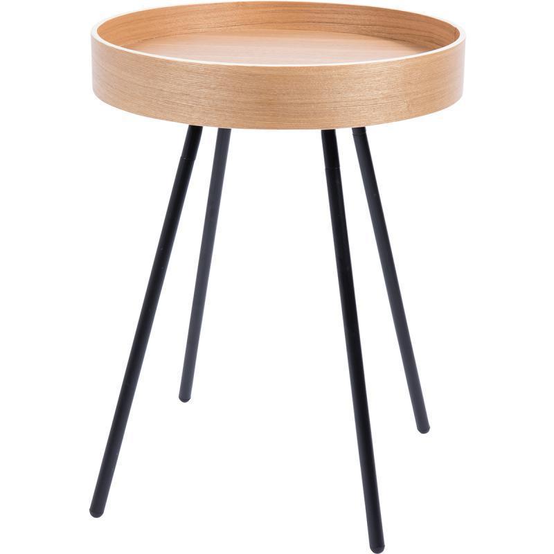 Oak Tray Side Table