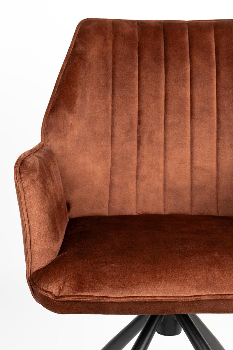 Jamie Velvet Armchair (2/Set) - WOO .Design